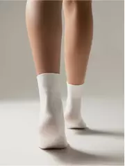 Носки женские с рисунком «розовые бантики» fantasy 941 mix, , 36-39 (23-25), CONTE ELEGANT, - 2