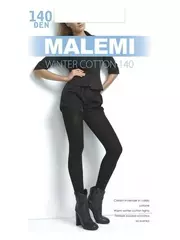 Колготки malemi winter cotton 140 nero, , 2, MALEMI, - 3