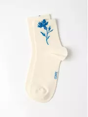 Удлинённые женские носки с пикотом «василёк» conte classic 1155 капучино, , 36-39, CONTE ELEGANT, - 4