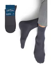 Носки мужские omsa classic 203 grigio scuro, , 39-41 (25-27), OMSA, - 1