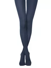 Плотные колготки из микрофибры conte trendy 150 navy, , 2, CONTE ELEGANT, - 1