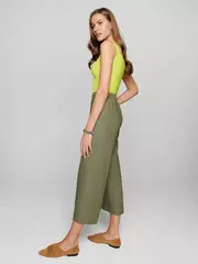 Кюлоты женские с высокой посадкой chia misty forest, , 164-88-94/S, CONTE ELEGANT, - 2