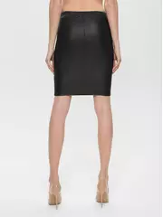 Юбка-карандаш женская с напылением "под кожу" gloria nero, , 170-84-90/XS, CONTE ELEGANT, - 5