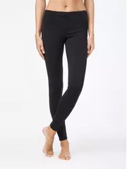 Джеггинсы женские с термоэффектом со средней посадкой goldy lux black, , 164-90/XS, CONTE ELEGANT, - 3