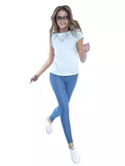 Джемпер женский conte ld 498 голубой, , 158,164-84, CONTE ELEGANT, - 3