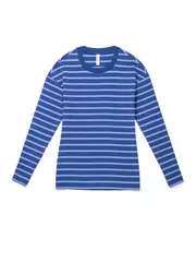 Джемпер женский conte из хлопковой пряжи "абсолютный комфорт и антипилинг" 827 electric blue, , 170-84, CONTE ELEGANT, - 1