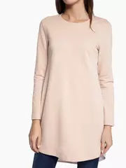 Стильная туника conte с имитацией рубашки 831 beige, , 170-88-94, CONTE ELEGANT, - 2