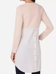 Стильная туника conte с имитацией рубашки 831 beige, , 170-88-94, CONTE ELEGANT, - 1