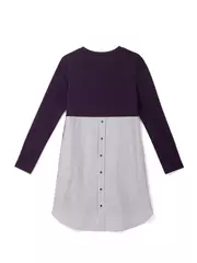 Стильная туника conte с имитацией рубашки 831 grape purple, , 170-84-90, CONTE ELEGANT, - 6