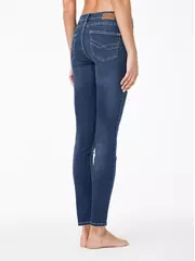 Джинсы классические skinny со средней посадкой conte 756/4909d синий, , 170-90/XS, CONTE ELEGANT, - 3