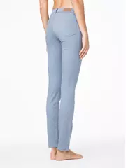 Классические женские прямые джинсы с эффектом "мгновенная коррекция живота" con-43g серый, , 164-106/XL, CONTE ELEGANT, - 2