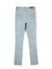 Ультракомфортные женские прямые джинсы с высокой посадкой con-45 голубой, , 170-90/XS, CONTE ELEGANT, - 3