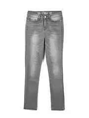 Ультракомфортные женские джинсы skinny c высокой посадкой con-49 серый, , 170-90/XS, CONTE ELEGANT, - 3