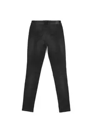 Моделирующие женские джинсы из премиального денима с вышивкой con-100 черный, , 170-94/S, CONTE ELEGANT, - 5