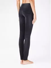 Моделирующие женские джинсы из премиального денима с вышивкой con-100 черный, , 170-94/S, CONTE ELEGANT, - 3