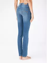 Джинсы женские eco-friendly с эффектом "мгновенная коррекция живота" con-105 синий, , 170-94/S, CONTE ELEGANT, - 2