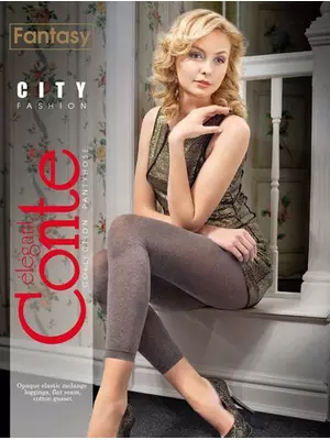 Леггинсы женские conte city grigio, , 2, CONTE ELEGANT, - 1