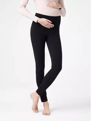 Ультракомфортные леггинсы для беременных mama fitness black, , 164-90/XS, CONTE ELEGANT, - 1