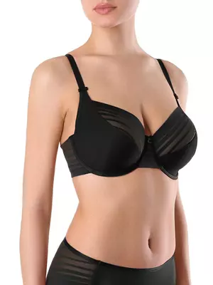 Бюстгальтер sport glam rb6047 черный, , 85D, CONTE ELEGANT, - 1