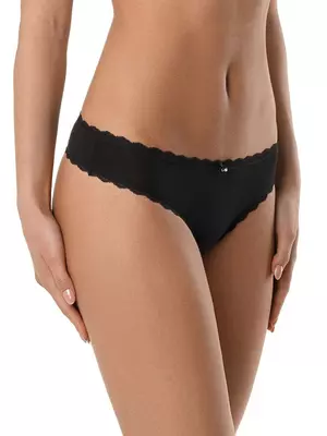 Трусы женские "стринг" secret charm lst 987 (в коробке) black, , 102/L, CONTE ELEGANT, - 1