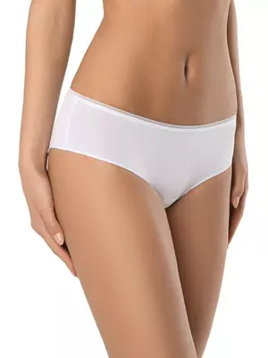 Трусы женские "хипстер" conte basic collection lhp 2003 (zip-lock) white, , 90/XS, CONTE ELEGANT, - 1