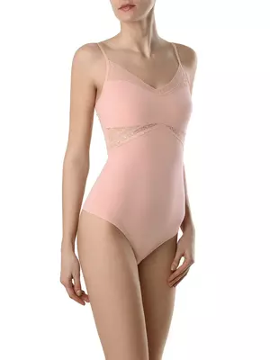 Боди женское conte macramer art lbt 1020 powder pink, , 170-84-90/XS, CONTE ELEGANT, - 1