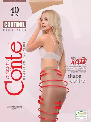 Колготки женские conte control 40, , 3, CONTE ELEGANT, - 1