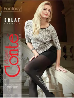 Колготки женские conte eclat bianco, , 3, CONTE ELEGANT, - 1