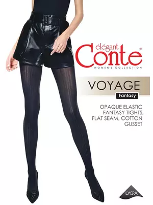 Колготки женские conte fantasy voyage grafit, , 2, CONTE ELEGANT, - 1