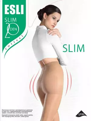 Колготки женские esli slim 20, , 2, ESLI, - 1