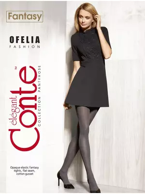 Колготки женские conte ofelia chocolate, , 2, CONTE ELEGANT, - 1