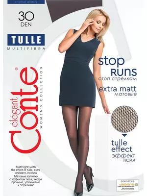 Колготки женские conte tulle 30 den, , 2, CONTE ELEGANT, - 1