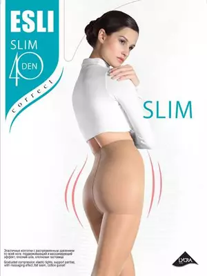 Колготки женские esli slim 40, , 2, ESLI, - 1