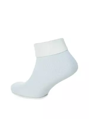 Теплые женские носки с люрексом esli ls001 white, , 36-39 (23-25), ESLI, - 1