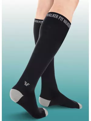 Компрессионные женские гольфы walker fit 0 класс fc001 black, , 36-41, CONTE ELEGANT, - 1