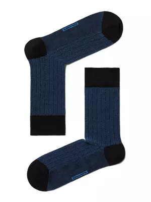 Носки мужские хлопковые diwari classic 119 черный-синий, , 40-41 (25), DIWARI, - 1