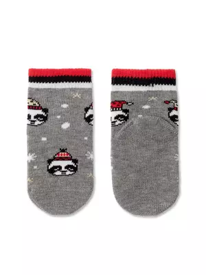 Носки детские новогодние «xmas panda» conte-kids 518, , 11-12, CONTE-KIDS, - 1