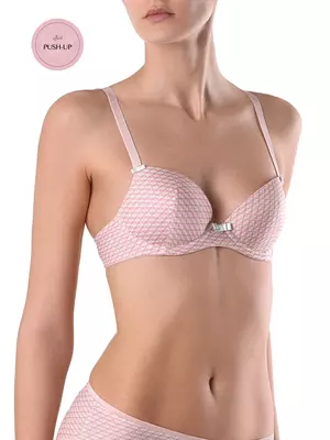 Бюстгальтер push-up mosaique rb1037 камея набивной, , 70A, CONTE ELEGANT, - 1