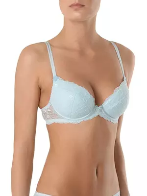 Бюстгальтер на каркасах push-up romantique rb2031 кристалл, , 80C, CONTE ELEGANT, - 1