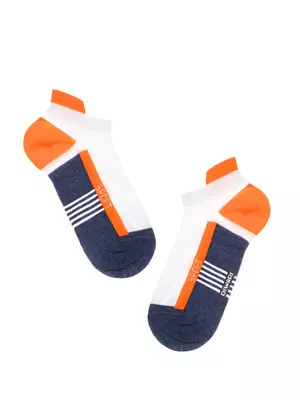 Носки мужские diwari active (ультракороткие) 083 джинс-оранжевый, , 40-41 (25), DIWARI, - 1