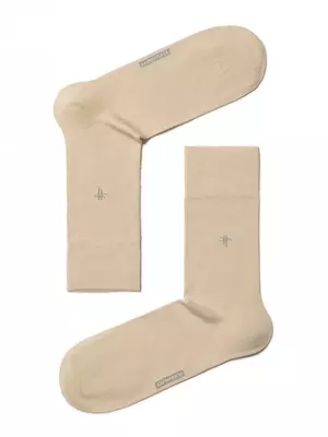 Носки мужские diwari classic 007 бежевый, , 42-43 (27), DIWARI, - 1