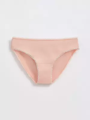 Трусы женские "bikini" basic line lb 2030 (вешалка) peach, , 102/L, CONTE ELEGANT, - 1