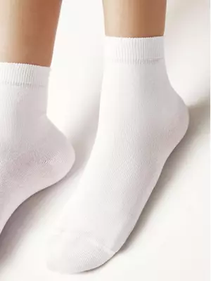 Носки детские однотонные 3dsocks 000 белый, , 18, CONTE-KIDS, - 1