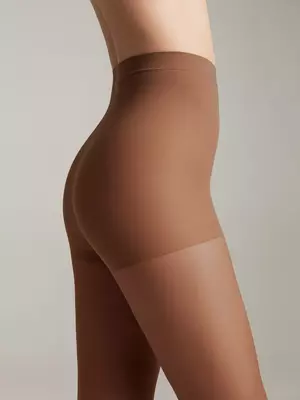 Колготки с утягивающими шортиками conte active 40 mocca, , 3, CONTE ELEGANT, - 1