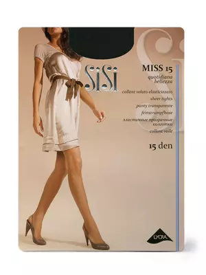 Тонкие колготки sisi miss 15 nero, , 3, SISI, - 1