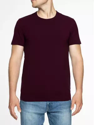 Футболка мужская diwari basic men mf 2024 dark bordo, , 170,176-104/XL, DIWARI, - 1