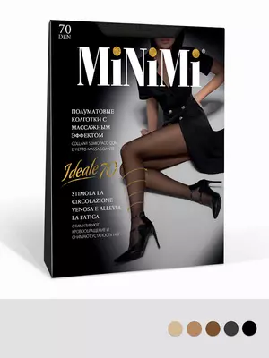 Колготки minimi ideale 70 den nero, , 2, MINIMI, - 1