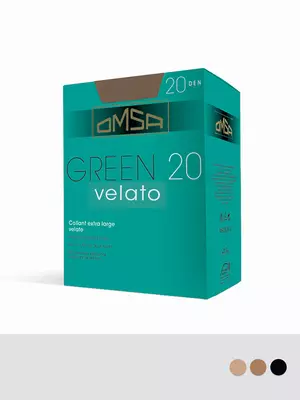 Колготки omsa green 20 nero, , 3, OMSA, - 1