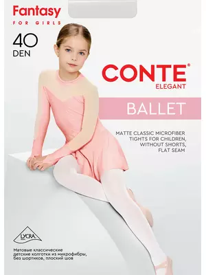 Колготки детские conte ballet 40 bianco, , 116-122, CONTE ELEGANT, - 1