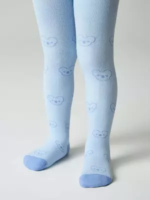 Колготки махровые conte-kids sof-tiki 697 голубой, , 80-86 (14), CONTE-KIDS, - 1